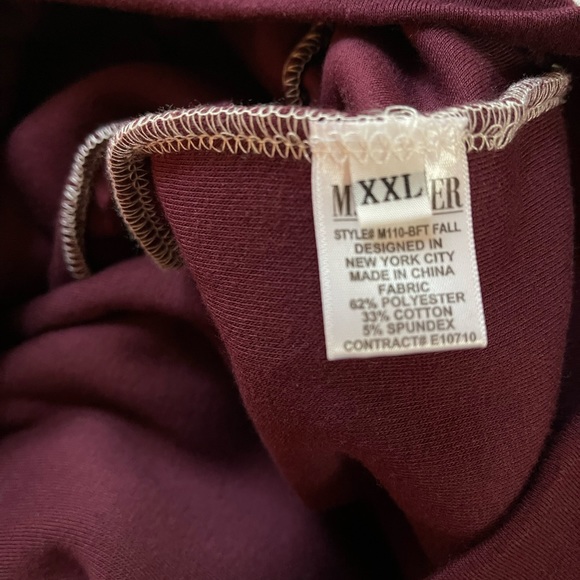 NWT M. Singer Men's Teddy Bomber Jacket in Wine Size XXL $228 - Picture 5 of 6